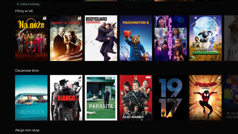 Wielkie kinowe hity 4K i filmy nagradzane Oscarami na Polsat Box Go