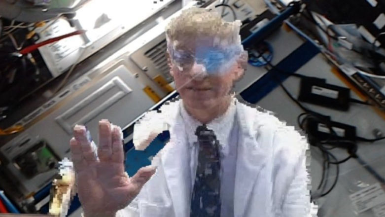 NASA holoportowała lekarza na ISS. Wygląda to jak scena z „Gwiezdnych Wojen”