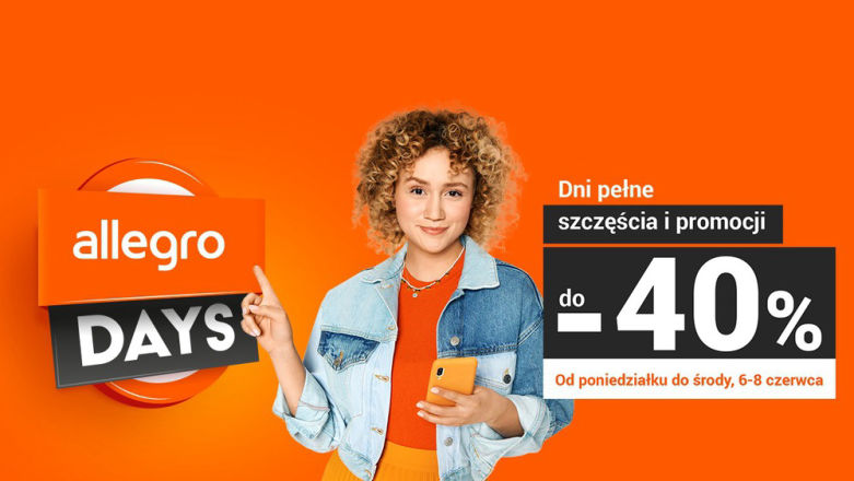 Allegro Days - czas na kolejną odsłonę trzydniowych zniżek nawet do 40%