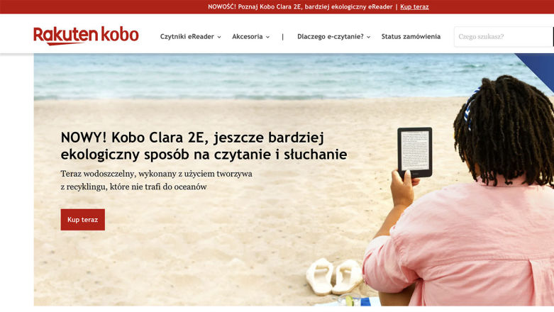 Czyniki książek Kobo oficjalnie w Polsce. Rodzima wersja sklepu już dostepna
