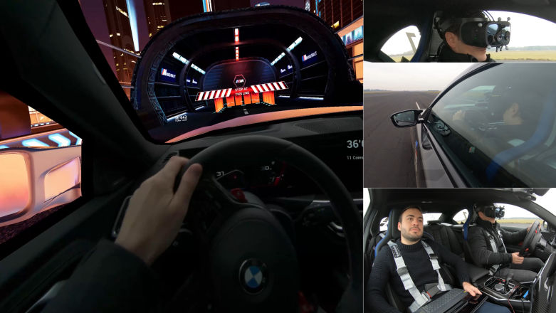 Jazda prawdziwym BMW M2 (2023) po wirtualnym torze – BMW Mixed Reality