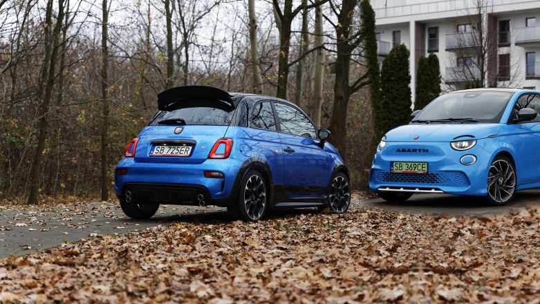 Elektryczny Abarth 500e kontra spalinowy Abarth 695 – test. Wierzysz w miłość od pierwszego wejrzenia?