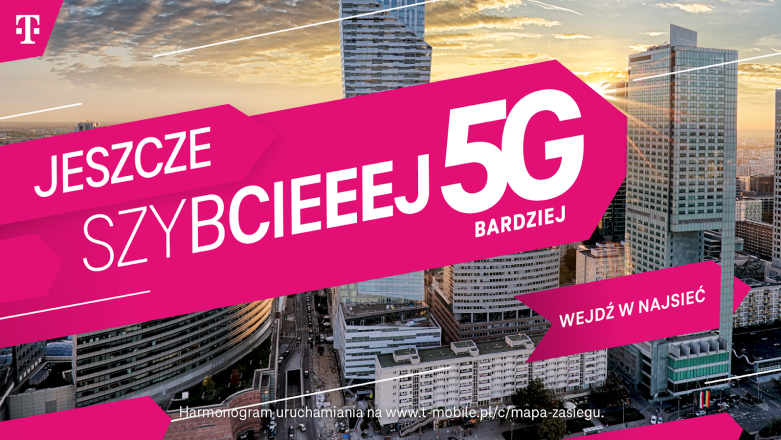 5G Bardziej. T-Mobile wchodzi w nową erę szybkiego internetu mobilnego