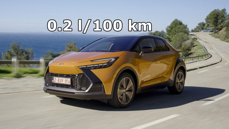 Toyota C-HR Plug-In Hybrid: 0,2 l/100 km i 95 km zasięgu w trybie elektrycznym. Wynik testu