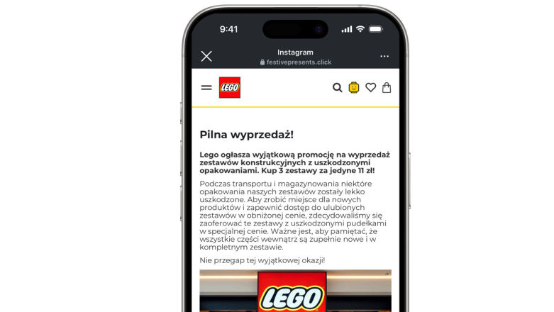 LEGO za 11 zł? Nie daj się nabrać na takie reklamy