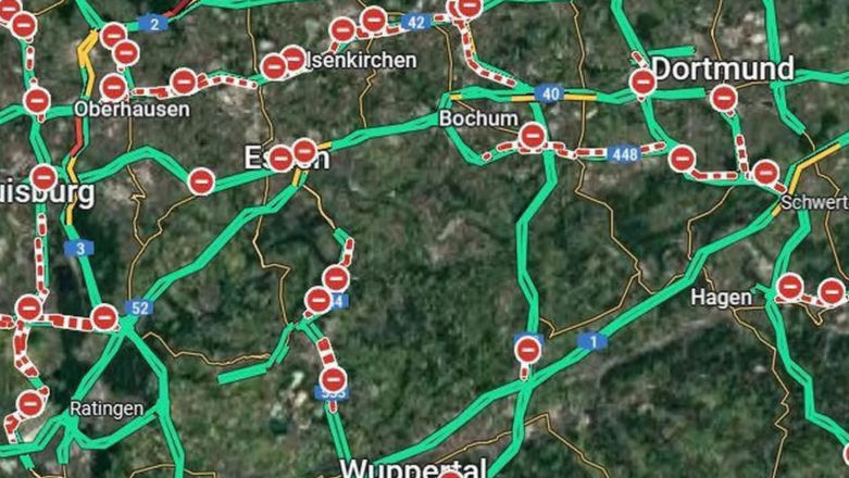 Google zamknął autostrady w Niemczech. Sam nie wie dlaczego
