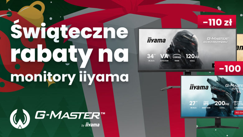 iiyama ze świąteczną ofensywą. Monitory do 200 zł taniej
