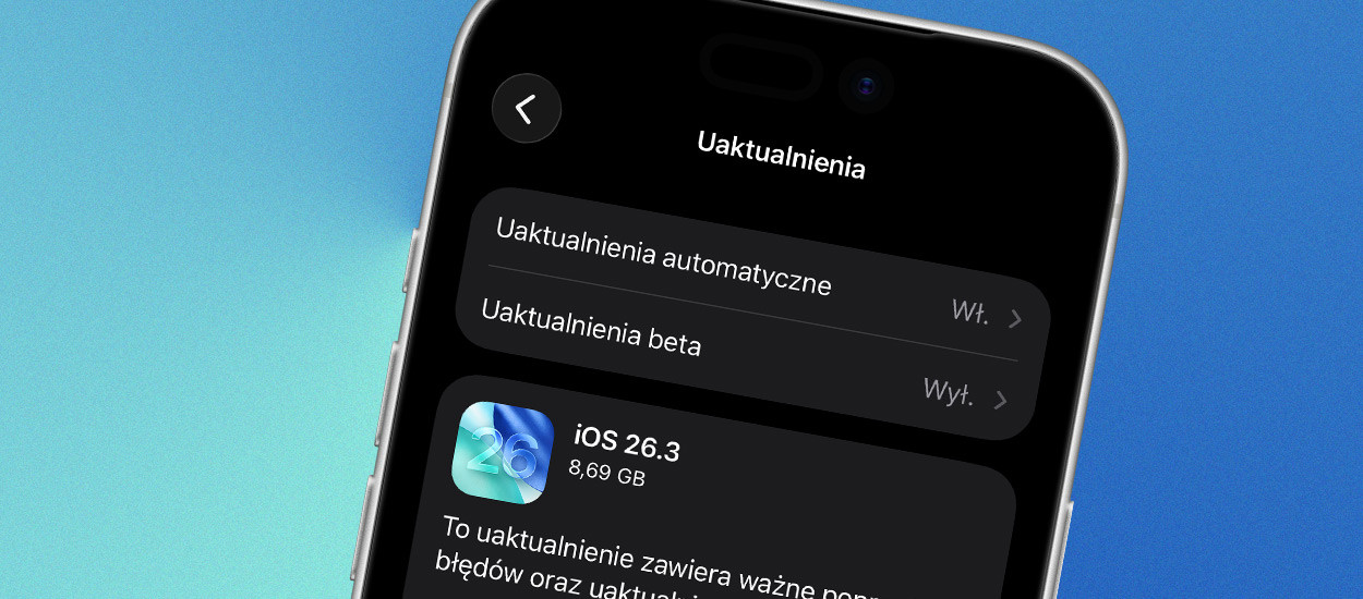 iOS 26.3 już dostępny. Co nowego?