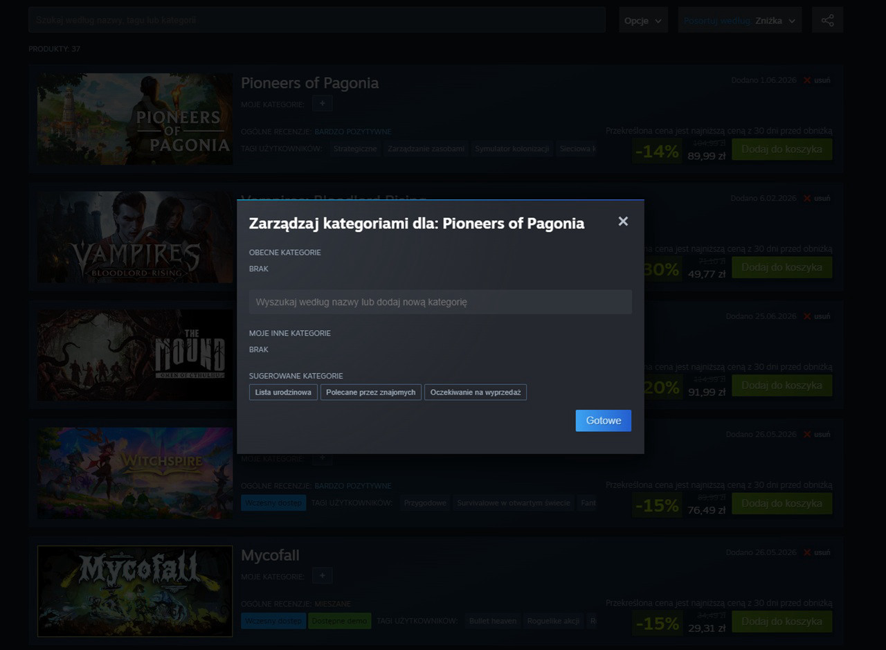 Steam wprowadza wygodne nowe funkcje, które dystansują konkurencję